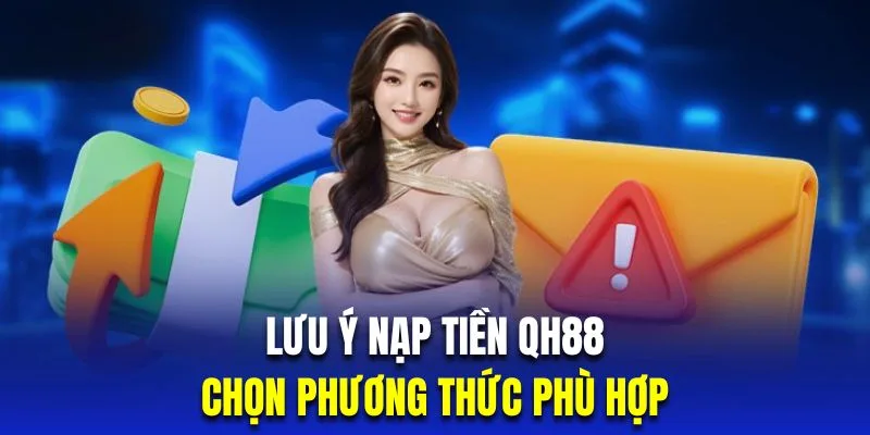 Chọn phương thức phù hợp để nạp tiền